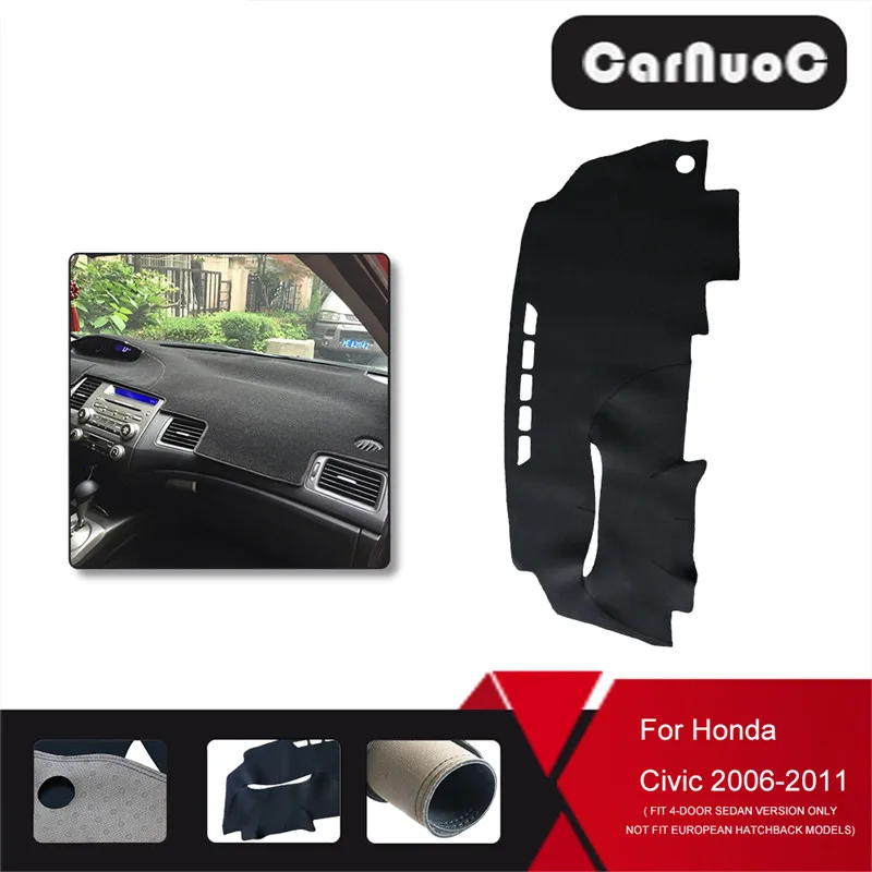 

For HONDA CIVIC 2006-2011 Acura CSX 2006-2011 Car Dashboard Cover Mat Sun Shade Pad Instrument Panel Carpets car Accessori