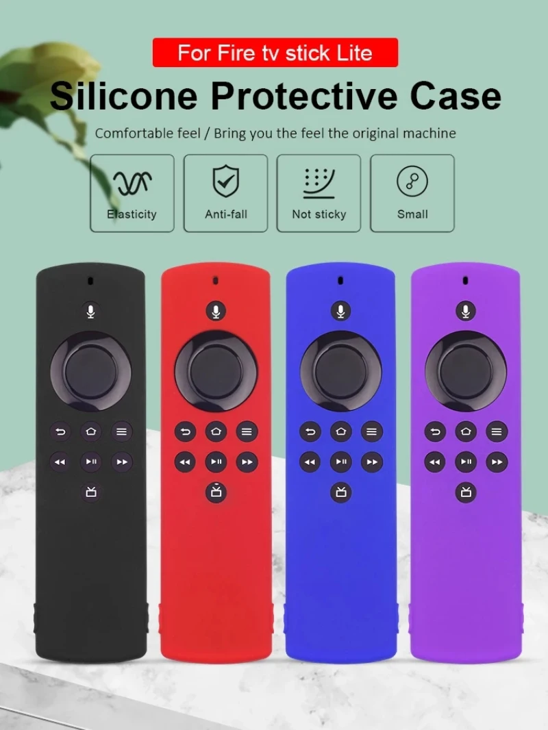 Silicone Remote Control Case For Fire TV Stick Lite FIRE TV Stick Soft Washable Remotes Control Protector Case