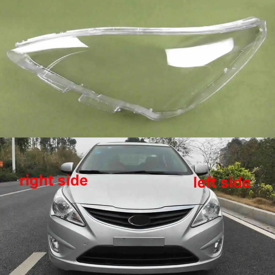 For Hyundai Verna Solaris 2010 2011 2012 2013 Headlamp Cover Lamp