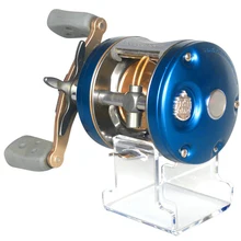 

Fishing Reel Display Stand Bait Casting Spinning Trolling Holder Rack Storage Acrylic Transparent Shelf Reel Tackle Acces Pesca