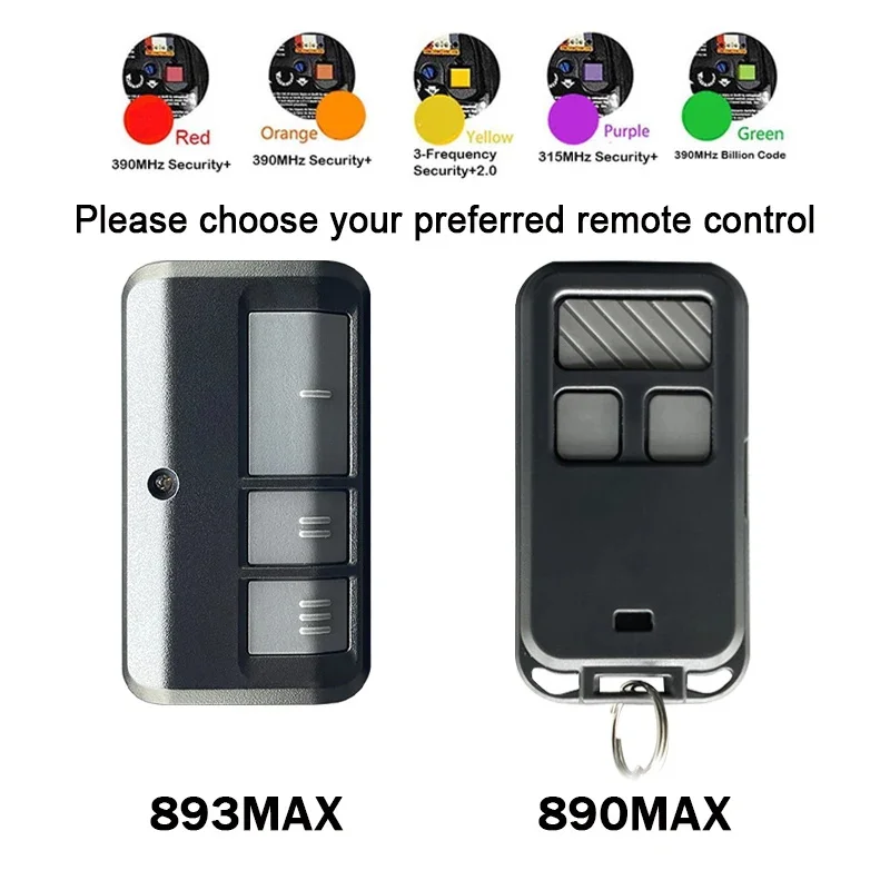 Chamberlain LiftMaster 893MAX 890MAX 891MAX 892MAX 895MAX 891LM 892LM 893LM 951EV 952EV 953EV Garage Door Opener Remote Control 2