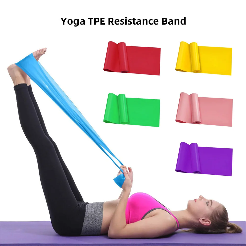 Resistance Bands Working Out Exercise Bands Physical Therapy Outdoor Fitness Training Pilates Home Gym Stretch Elastic Band