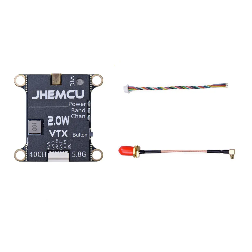 Émetteur vidéo FPV 2W 5.8GHz VTX 40 canaux pour drone RC