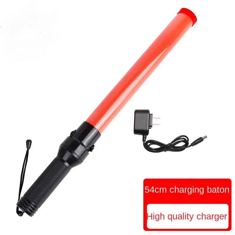 

1Pc 54Cm Length Traffic Command Stick Rechargeable Fluorescent Rod Fire Fighting Evacuation Emergency Led Warning Light