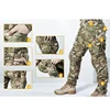 Outdoor Tactical Suits Men Clothing Wear-resistant Hunting Uniform Combat Shirt + Multi-pocket Cargo Pant with Pads Waterproof 5