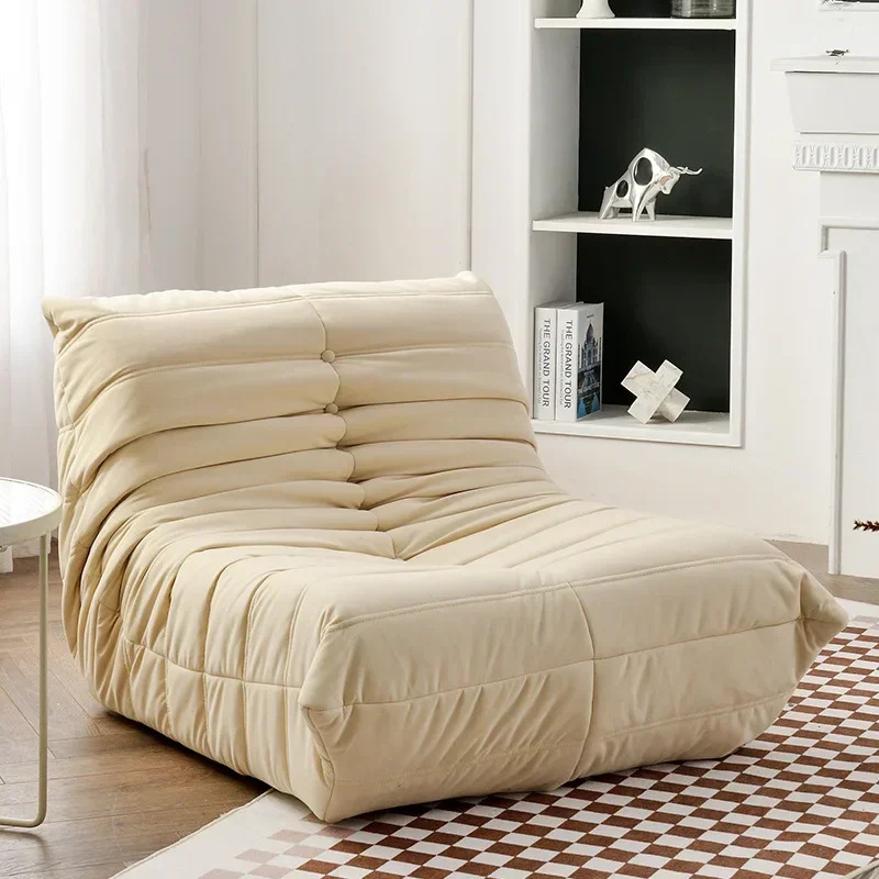 Caterpillar Sofa Simple Tatami Single Sofa Casual Lazy Living Room Recliner Celebrity Balcony Rocking Chair Furniture
