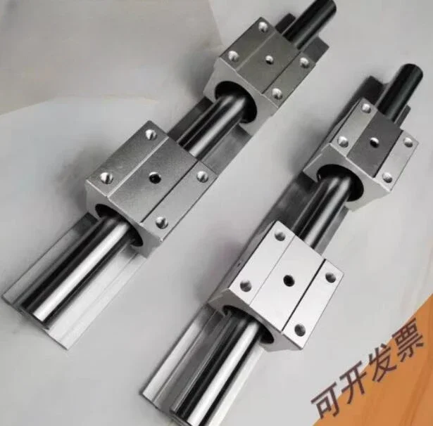 

2 set of SBR16 500mm full supported linear rail shaft rod +4 SBR 16UU NE
