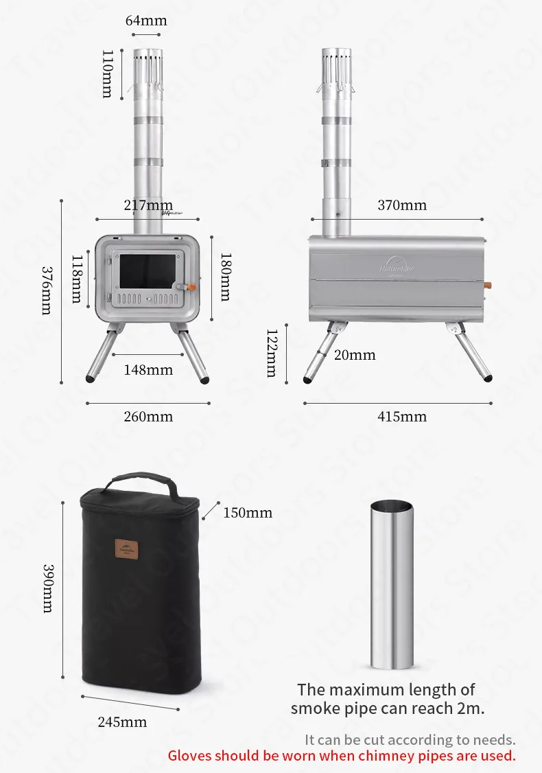 Ultimate Titanium Camping Wood Stove Ultralight Fast Cooking