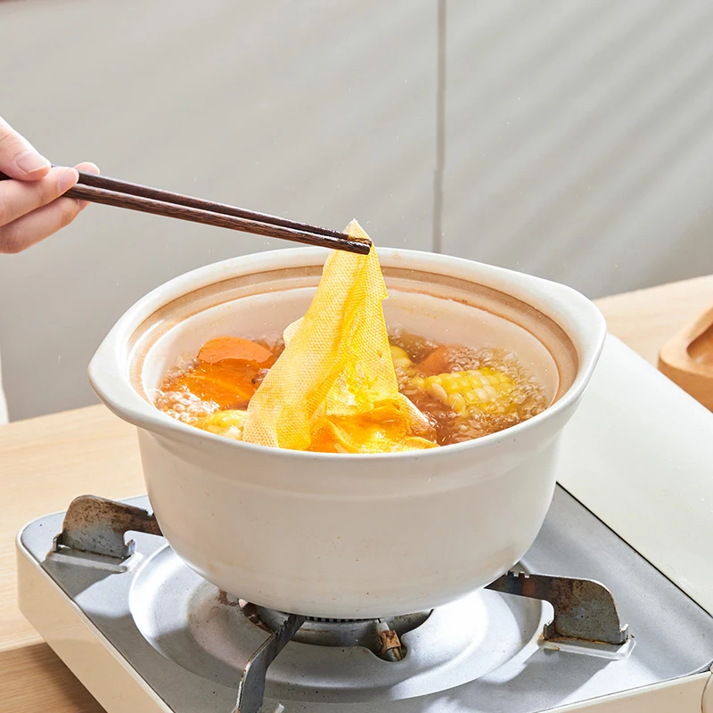 GIANXI Oil Absorbing Paper Kitchen Food Soup Filter Paper To Remove Oil Food Grade Absorbing Film Kitchen Accessories