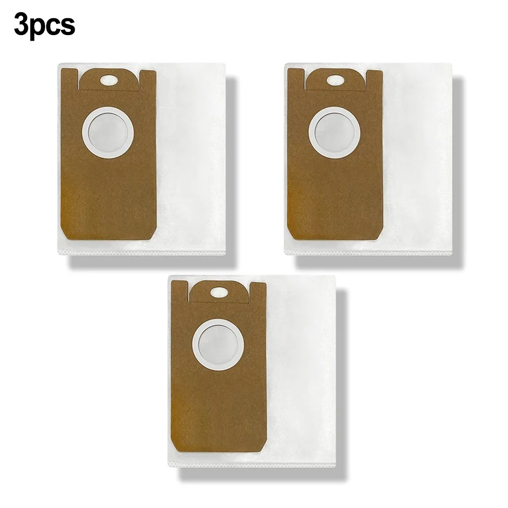 3 Pcs Dust Bags For R30 Robot Vacuum Cleaner Replaceable Accessories Household Cleaning Appliance Spare Parts 2 4pcs deepeel 11 12cm new pu leather arch bags handle u type metal buckle handbag colored handles diy replaceable bag accessory