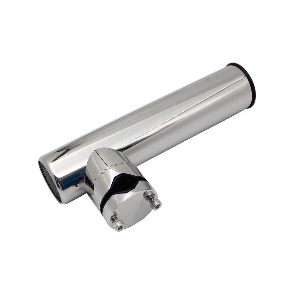 

Marine Boat Rod Holder Stainless Steel Fishing Rod Holder Insertion Tube Clamp Rack Fishing Rod Holder Tackle Clamp On Rail