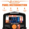 HITBOX Cutter Welding Machine 2 in 1 ARC MMA TIG-lift Welder ARC200D MINI IGBT Inverter LED Digital Display Protable For Home 2