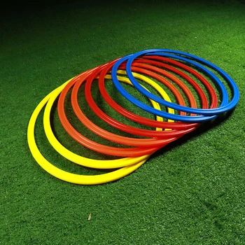 Anelli di allenamento per l'agilità calcio portatile anelli di allenamento per l'agilità di velocità di calcio Sport Futbol attrezzature per l'allenamento