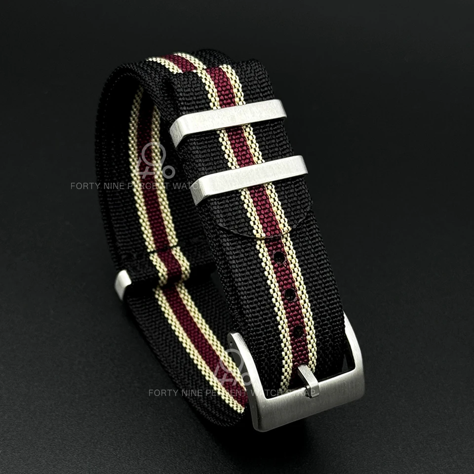 Premium Woven Nylon Fabric Watchband - Versatile One-Piece Design (Multiple Sizes Available)