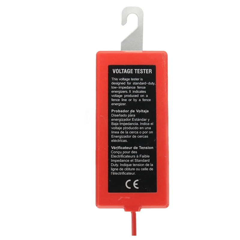 HOT SALE 2X Electric Fence Voltage Tester For Farm Garden Solar Fence Fault 4