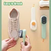 1pcs Shoes Brush Automatic Liquid Discharge Multifunction Press Out Shoes Cleaner Soft Bristles Clothes Brushes Cleaning Tool 1
