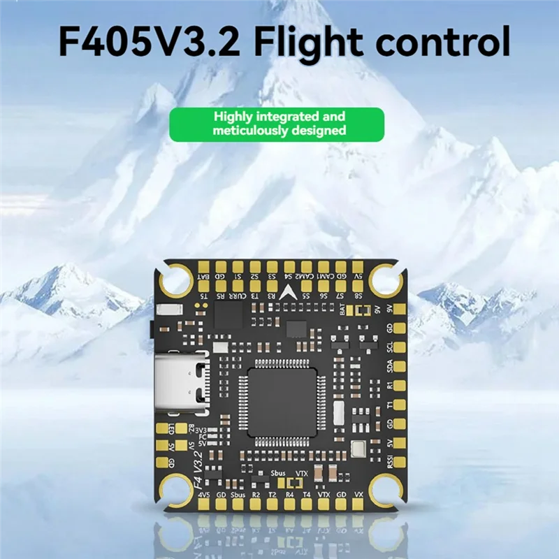 ELECT-F405 V3.2 Contrôleur de Vol FPV Freestyle Drone ICM42688P Bluetooth
