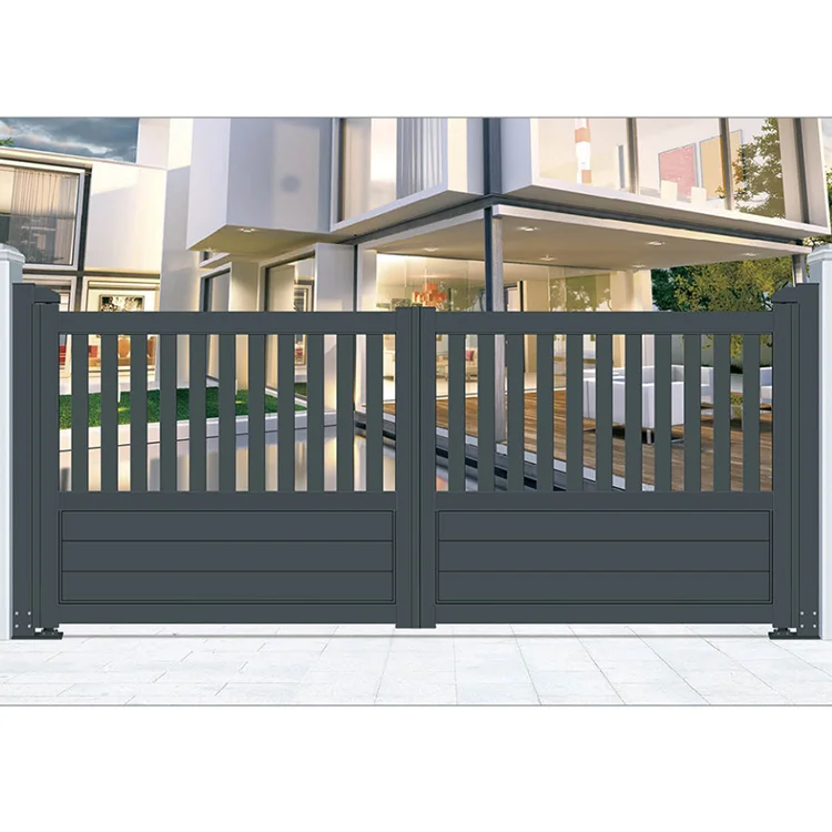 Gate European Style Aluminium Gates Villa Doors Electric Garden Gates Aluminium Courtyard Gate
