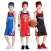 Kids Basketball Jersey Personalized Custom Boys Girls Basketball Uniform Sets Polyester Breathable Basketball Shirt For Children 6
