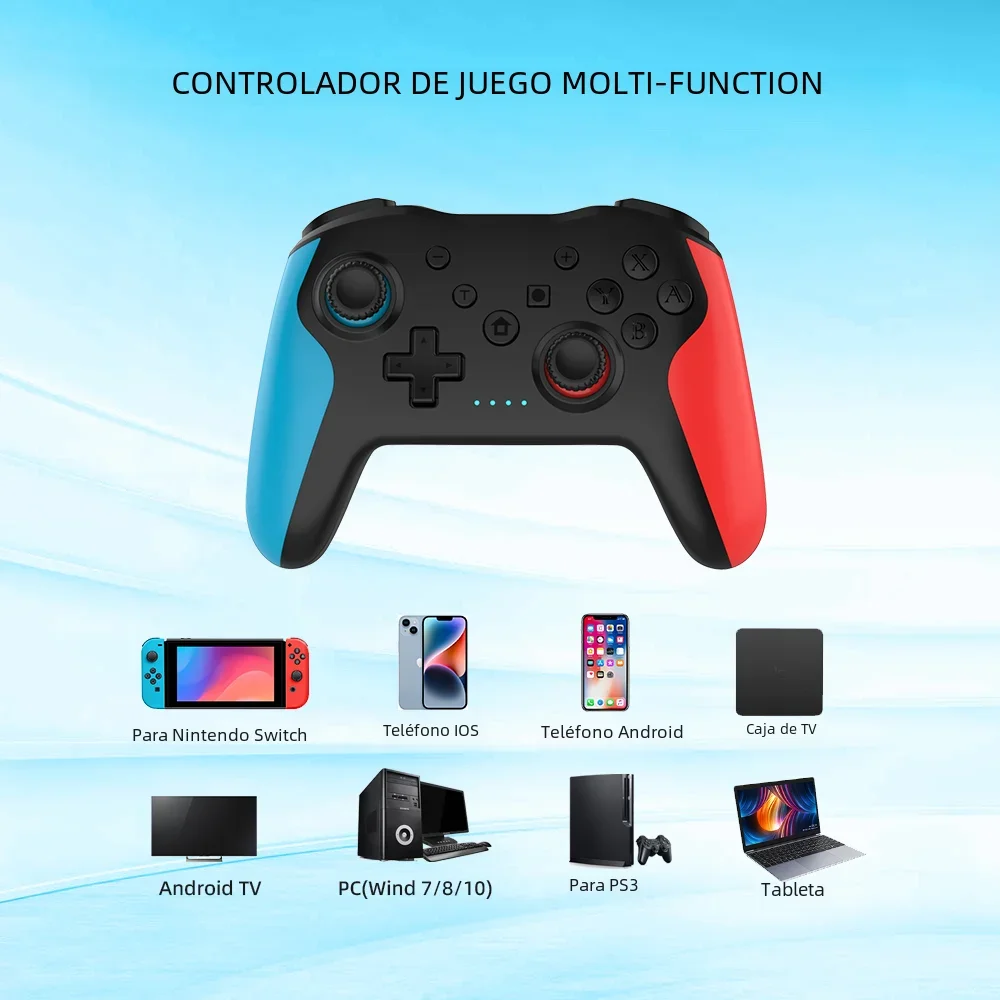 Mando Inalámbrico Original Con Bluetooth Para Nintendo Switch Pro, Pc, Ps3,  Joystick, Nfc, Gamepad Profesional Sin Lag - Mandos Para Videojuegos -  AliExpress