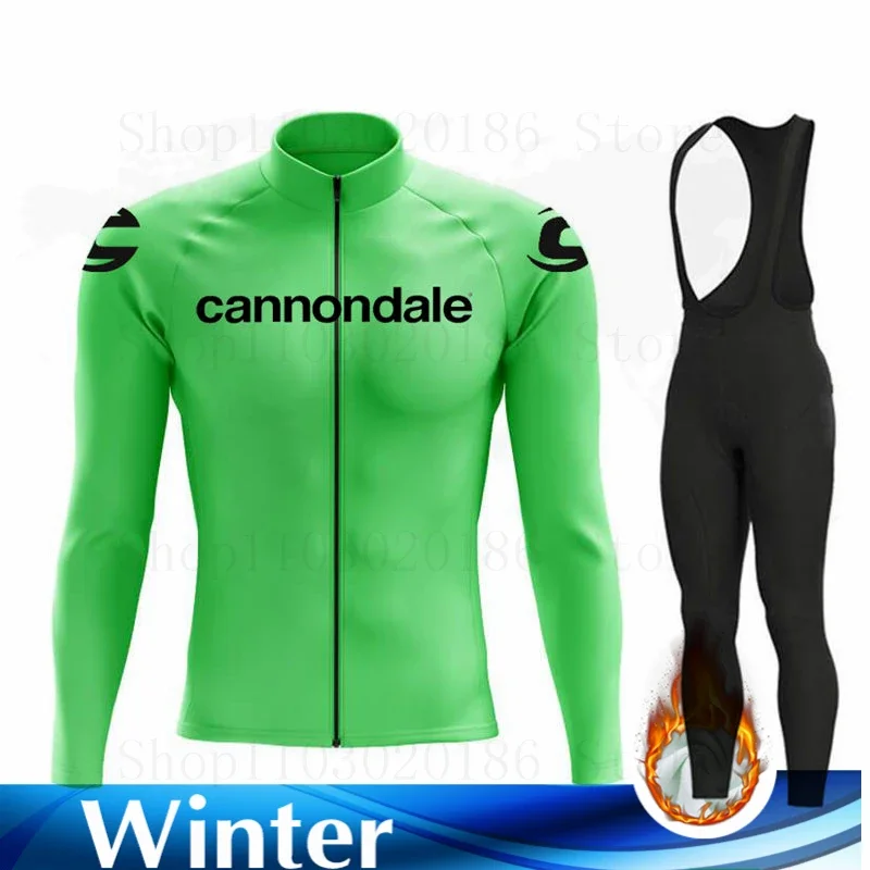 Cannondale Pro Winter Cycling Set for Road Bike, cycling jersey, cycling shirt, cycling pants, cycling suit, cycling jersey set
