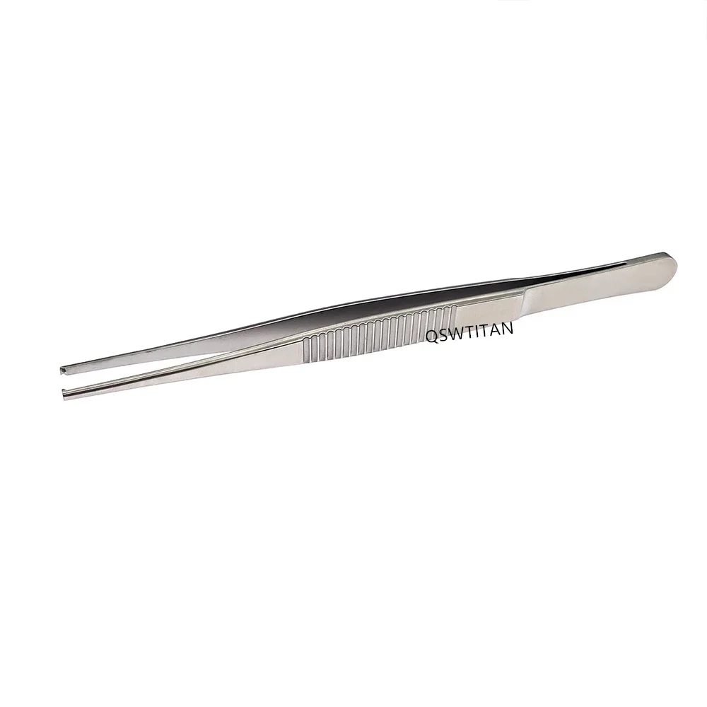 Teethed Tissue Forceps Tweezers Serrated Tips Stainless steel Plastic Eye Surgical Instrument Capsulorhexis Forceps Ophthalmic Tool Plastic Surgery Tool
