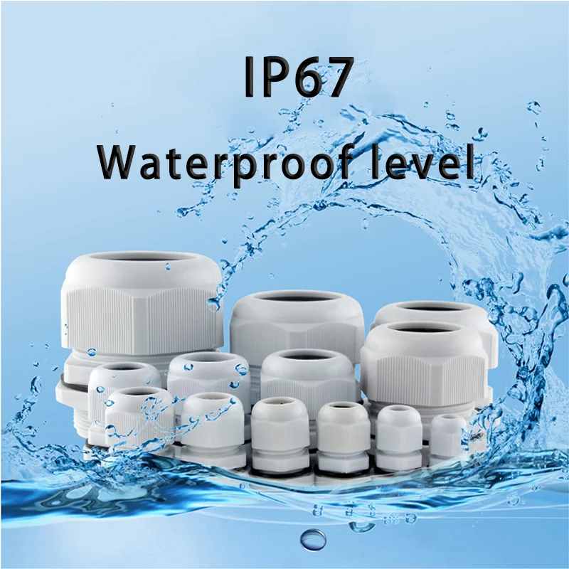 IP68 Nylon Cable Glands PG 7/9/11/13.5/16/19/21/25/29/36 High Quality Wire Plastic Waterproof Connector Cable Joints