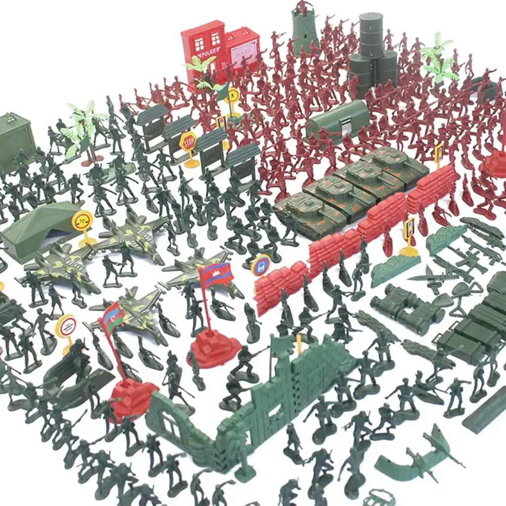 

330-Piece Playset Toy 4cm Soldier Men Action Figures toy for kids