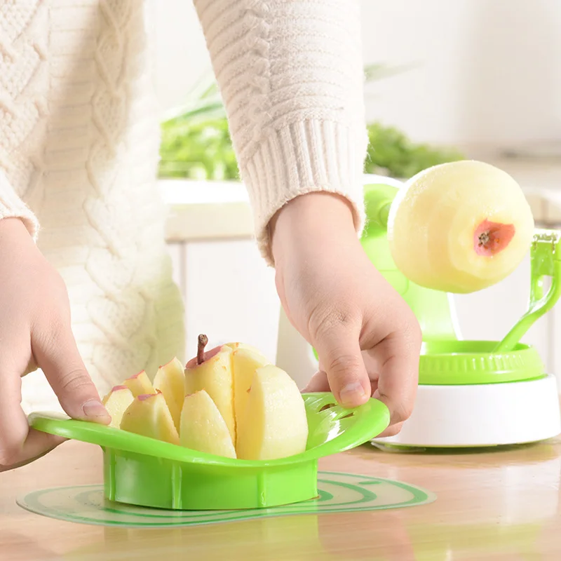 

Hand-cranked Multifunctional Apple Peeler Machine Kitchen Convenience for Home Fruit Peeler with Apple Slicer Corer Cutter