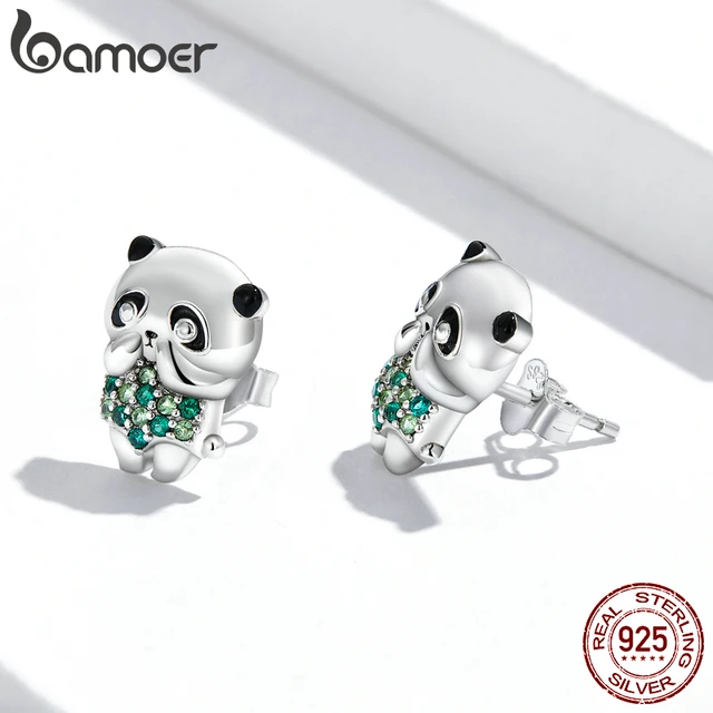 Bamoer 925 Sterling Silver Heart Bow Hypoallergenic Earrings Studs For  Women Girl Birthday Plating Party Jewelry Christmas Gift - AliExpress