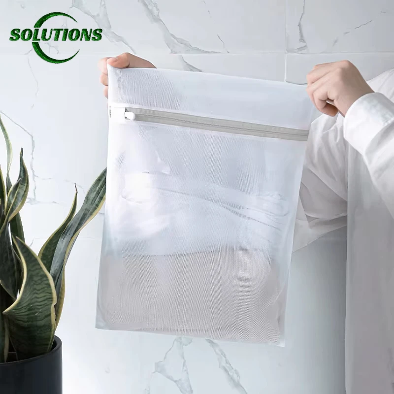 3PCS/1PC/1 Set Mesh Laundry Bag Reusable Honeycomb Mesh Net Laundry Wash Bags Coarse For Bra Underwear Silk Small Washables