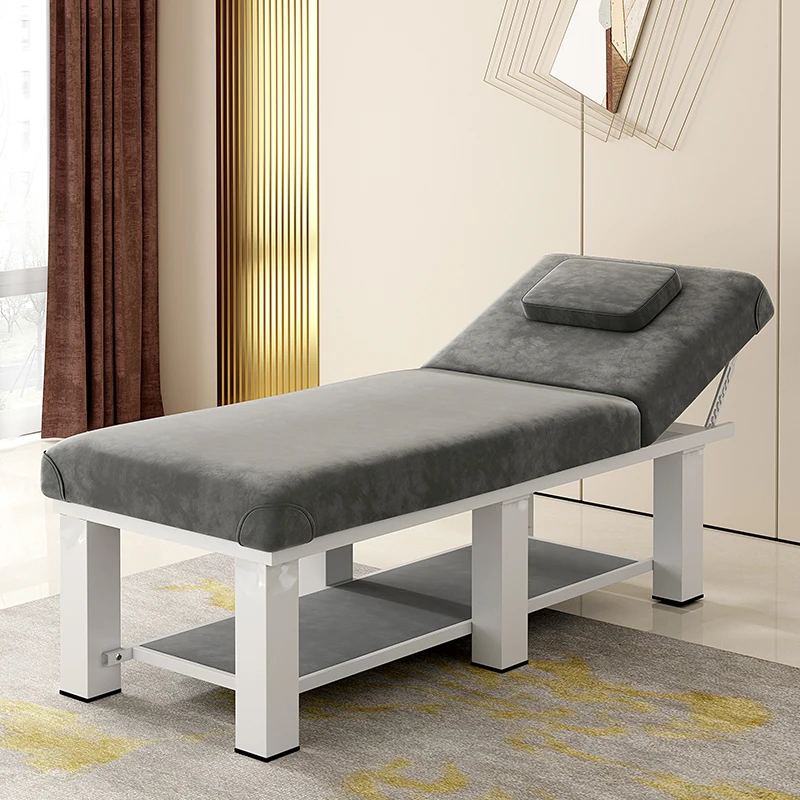 Portable Lash Massage Bed Face Knead Comfort Bathroom Massage Table Physiotherapy Metal Lit Pliant Beauty Furniture RR50MB