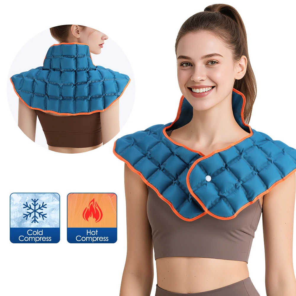 Polymer Resin Cold Hot Compress Therapy Wrap for Neck and Shoulders