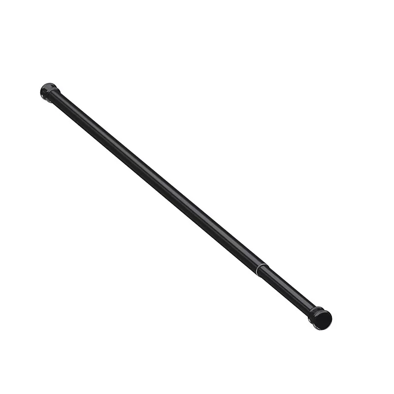 40-70cm Black Telescopic Curtain Pole Multi Purpose No-Drill for Balcony Bathroom