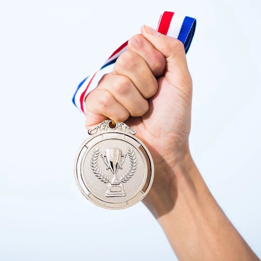 Description Picture 6 of itemWinner Reward Gold Silver Bronze Award Medal with Neck Ribbon 1st 2nd 3rd Prize Medal for Sport Competition Prize Medal Souvenir