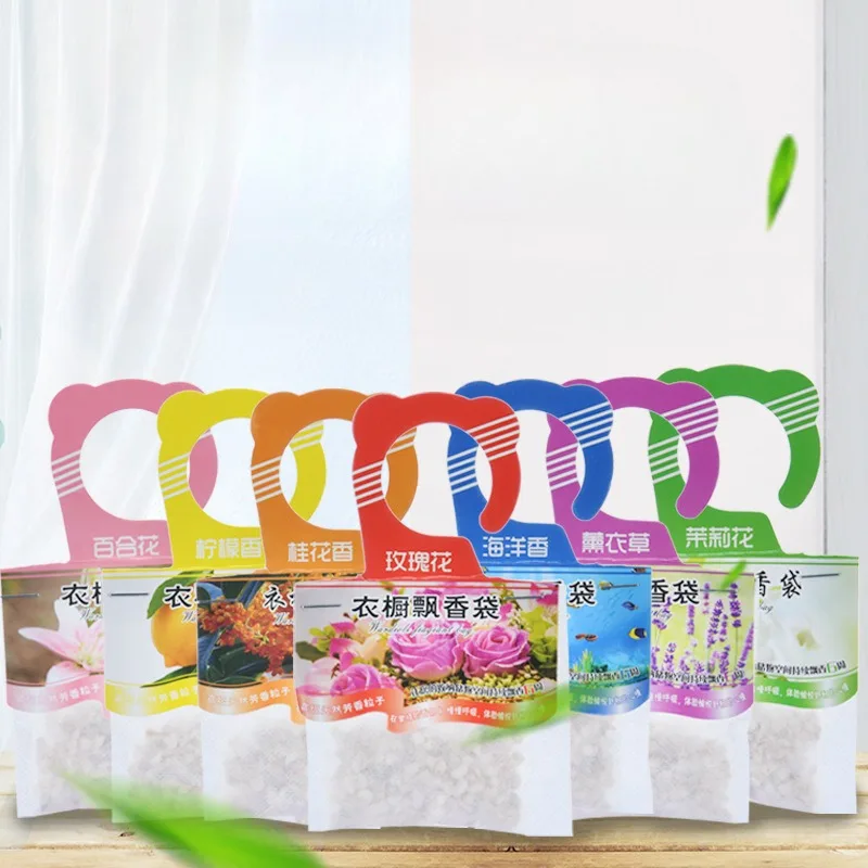 

Natural Hangable Fragrant Fragrances Spices Bags Wardrobe Sachets Deodorizing Paper Aromatherapy Bag Home Cabinet Air Fresheners