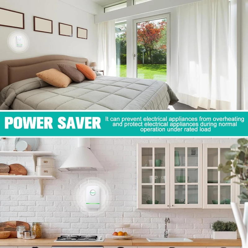 Power Energy Saver Electrical Socket Adapter Compatible USA Europe