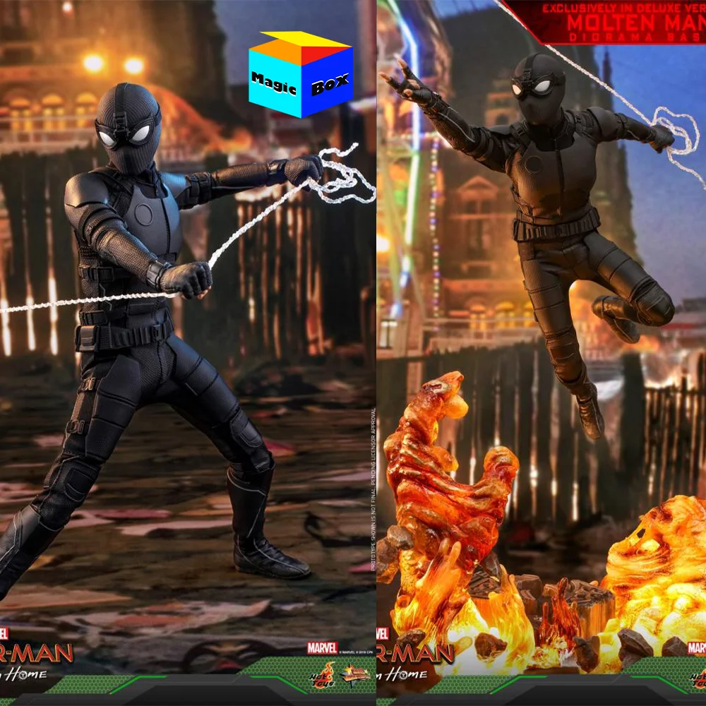 

Original Hot Toys 1/6 MMS552 Male Soldier Comic Characters Super Hero Spider Man Homemade Suit Full Set 12in Action Figure Doll