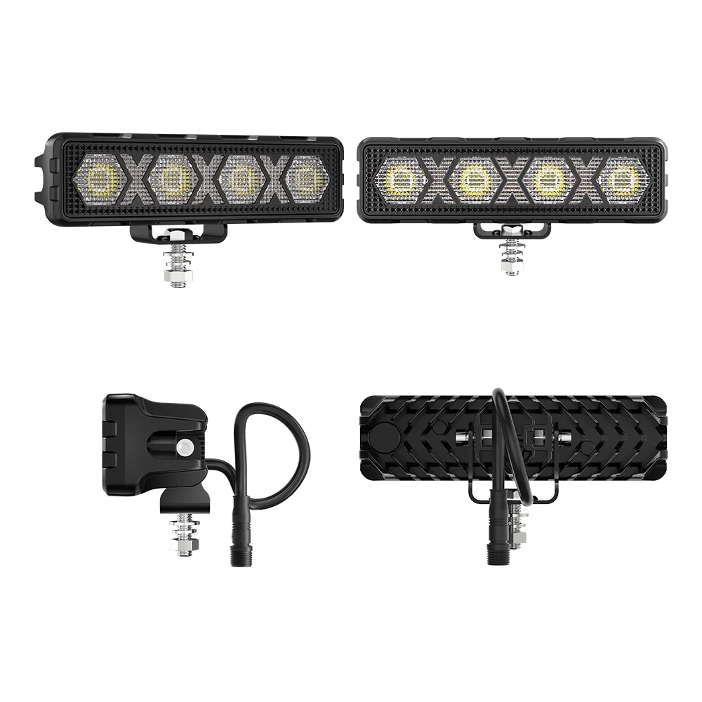 6Inch Work Fog Light Long Range Auxiliary Auto Fog Light Led Light Bar for Moto