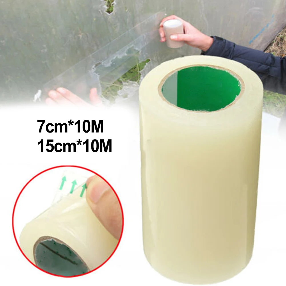 

Tape 10M Roll Of Sticker Tape Clear High Strength Transparent Greenhouse Repair Tape DIY Adhesive Sticker Waterproof Repair Tape