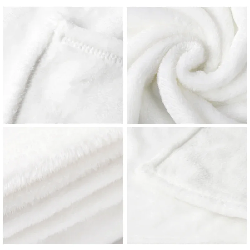 Cute Flannel Blanket Sofa King Size A-Plim A-Plim Warm Bed Fleece Camping Fluffy Soft Blankets for Winter Microfiber Bedding 4