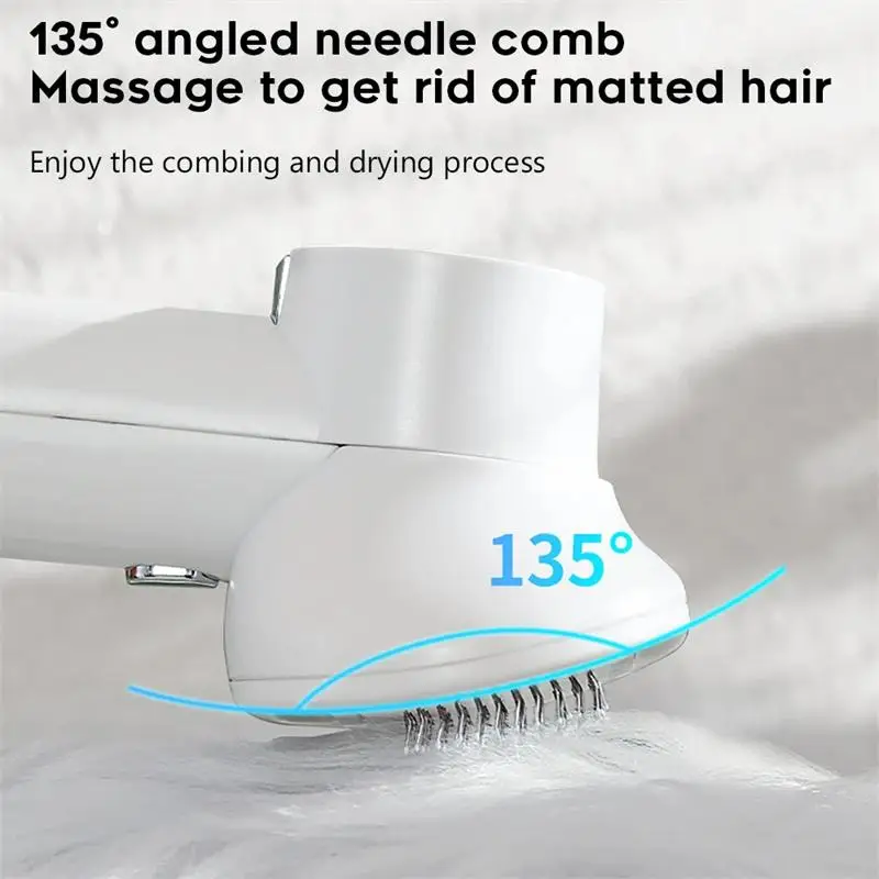 Pet Hair Dryer Dog Dryer Smart Hair Dryer Cat Grooming Hairdressing Blow & Comb Silent Smart Pet Hair Grooming Accessories Supplies