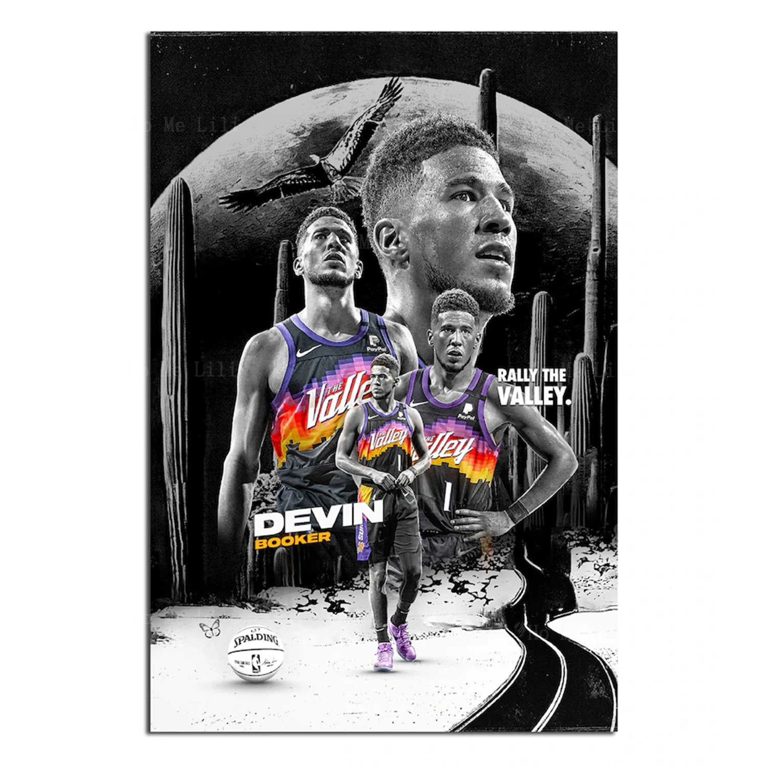 

Devin Booker плакат спортивный игрок печать холст стены Искусство Декор