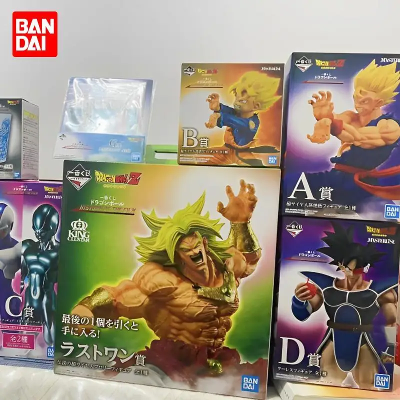 Originale Genuino Bandai Dragon Ball Z Son Gohan Son Goten Cooler Tulece Janemba Beerus Broly Action Figure Toys Collezione Regalo