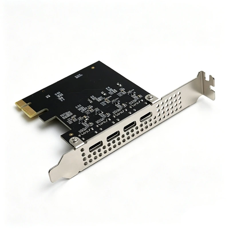 컴퓨터용 4개의 C형 포트 고속 5Gbps 데이터 전송 기능을 갖춘 PCIe USB3.0 카드