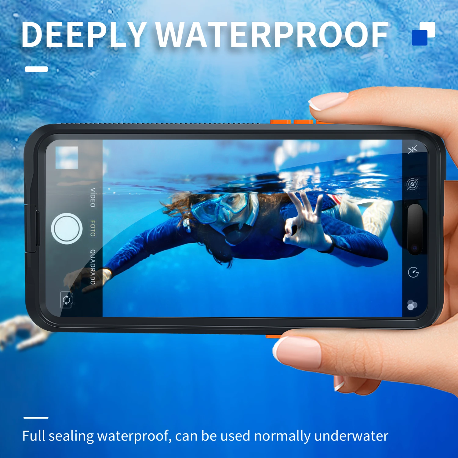 Waterproof Dustproof Professional Diving Phone Case