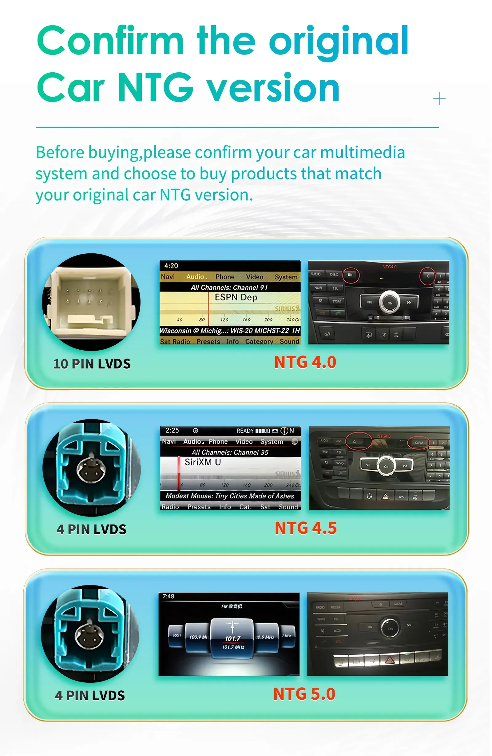 Hizpo Android Auto Autoradio für Mercedes Benz W212 E-Klasse NTG 4.0/4,5/5,0 E200 E230 E260 E300 S212 CarPlay Intelligentes System – Detail 4