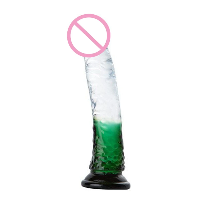 Color Jelly Dildo With Strong Suction Cup Sex Toys for Adult Women Massage Penis Anal Vagina G-spot Stimulate Masturbator