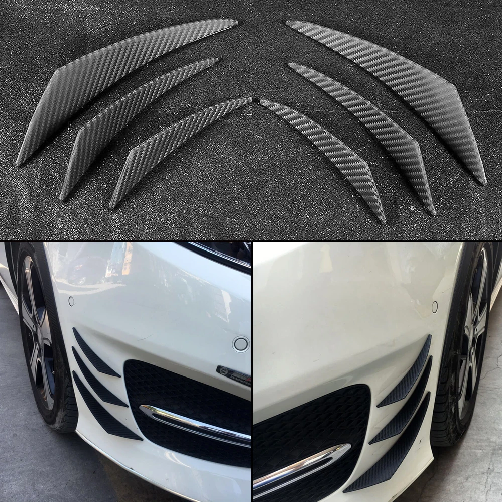 Car Styling Accessories Front Bumper Lip 6pcs