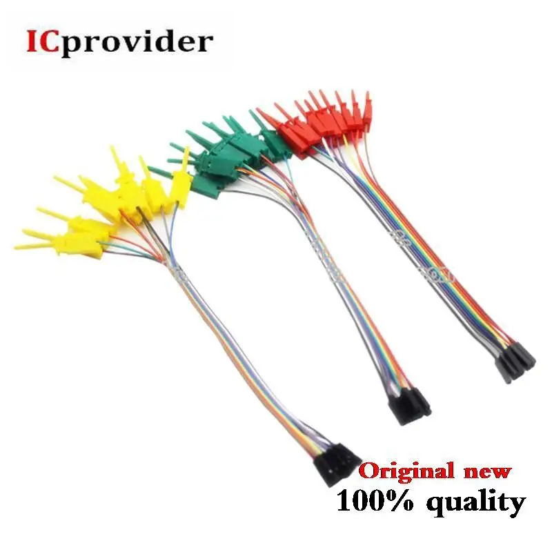 Quality test of the quality hook clip. Logic analyzer folder For USB Saleae 24M 8CH | Электронные компоненты и